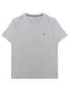 Essential Solid Short Sleeve T Shirt Grey - TOMMY HILFIGER - BALAAN 3