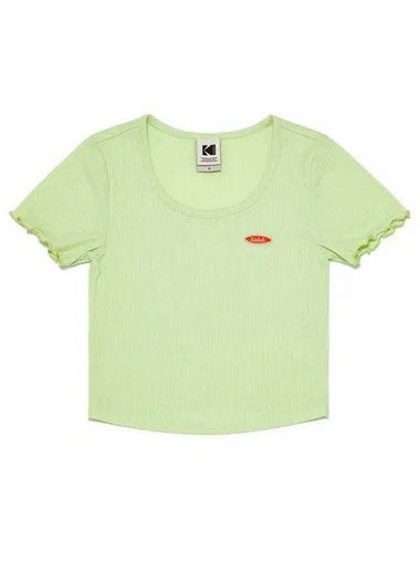 KODAK Hot Summer Crop Short Sleeve T Shirt Women GREEN - KODO - BALAAN 1