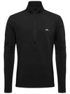 Luke Half Zip Up Mid Long Sleeve T-Shirt Black - J.LINDEBERG - BALAAN 2