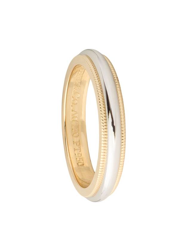 PT950 Milgrain Combi Ring 3 5MM No 1333540 1 - TIFFANY & CO. - BALAAN 3