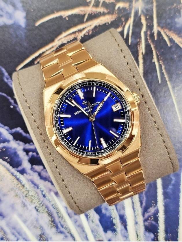 Overseas 4500V Blue Plate Gold Box 23 Years - VACHERON CONSTANTIN - BALAAN 2