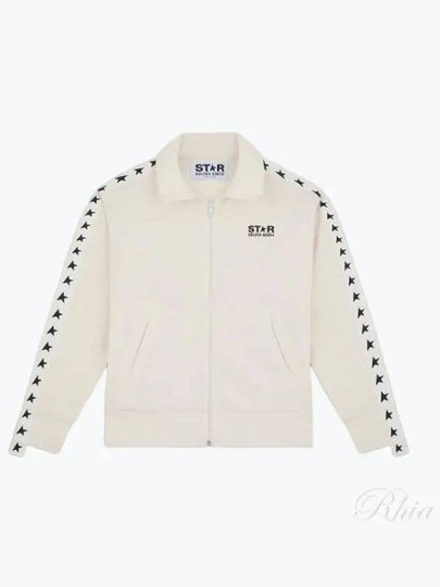 Star Logo Track Jacket White - GOLDEN GOOSE - BALAAN 2