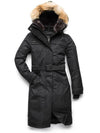 Women's Shera Hooded Long Parka Black - NOBIS - BALAAN 2