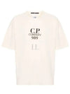 20/1 Jersey Boxy Logo Short Sleeve T-Shirt White - CP COMPANY - BALAAN 2