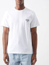 APC Raymond Logo Men s Short Sleeve T Shirt White COEZC H26840 - A.P.C. - BALAAN 4