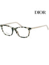 Glasses Frame MONTAIGNE18 C9K Havana White Horned - DIOR - BALAAN 1