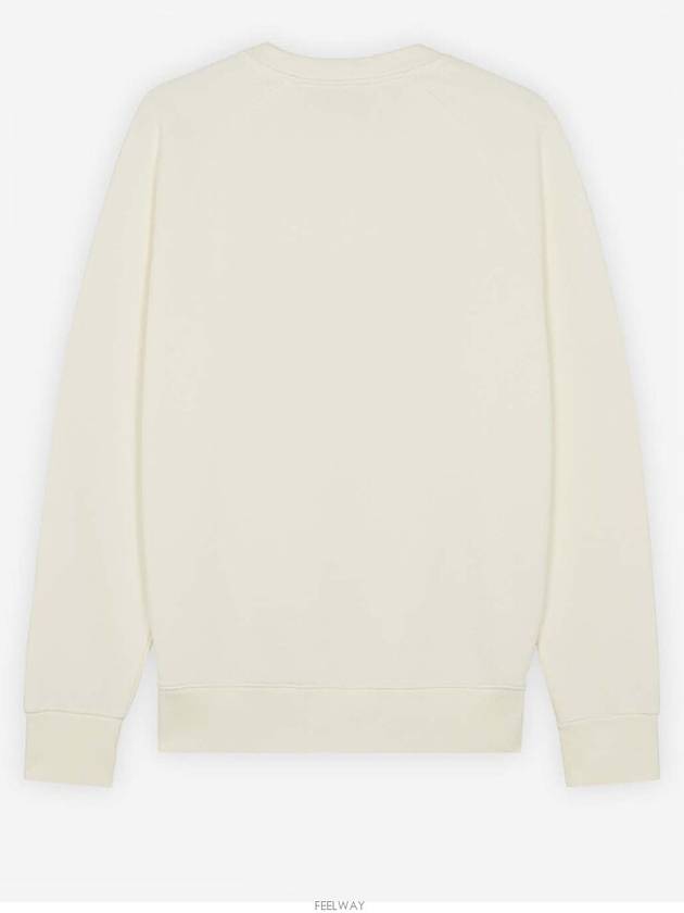 Fox Head Patch Classic Sweatshirt Ecru - MAISON KITSUNE - BALAAN 3