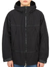 Men's Logo Applique Lightweight Windbreaker Black - BURBERRY - BALAAN 4