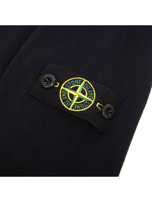 Kids Patch Virgin Wool Sweatshirt Navy - STONE ISLAND - BALAAN 5