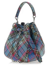 Chrissy Chain Medium Bucket Bag Mac Andy Tartan - VIVIENNE WESTWOOD - BALAAN 3