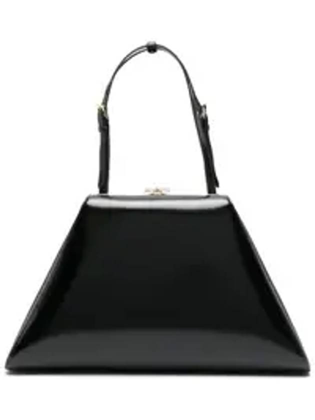 medium brushed leather handbag black 1BK016ZO6F0002VOOO - PRADA - BALAAN 1