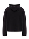 Number Zoom Logo Knit Virgin Wool Hoodie Black - MAISON MARGIELA - BALAAN 3