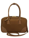 Re-Edition 1978 Re-Nylon Saffiano Leather Medium Tote Bag Cork Beige - PRADA - BALAAN 6