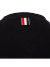 4 Bar Armband Milano Stitch Knit Top Navy - THOM BROWNE - BALAAN 4