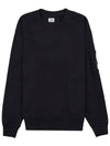 Cotton Diagonal Fleece Lens Sweatshirt Black - CP COMPANY - BALAAN 11