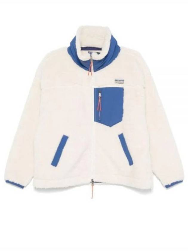 Faux Shearling Jacket Blue Ivory - POLO RALPH LAUREN - BALAAN 2