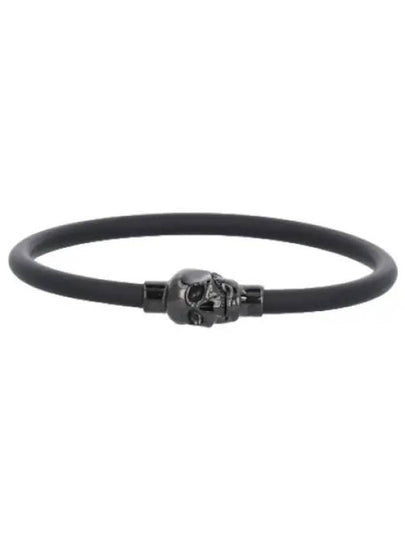 Skull Rubber Bracelet Black - ALEXANDER MCQUEEN - BALAAN 2