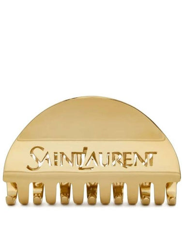 Saint Laurent Metal Half-Moon Claw Clip Accessories - SAINT LAURENT - BALAAN 1