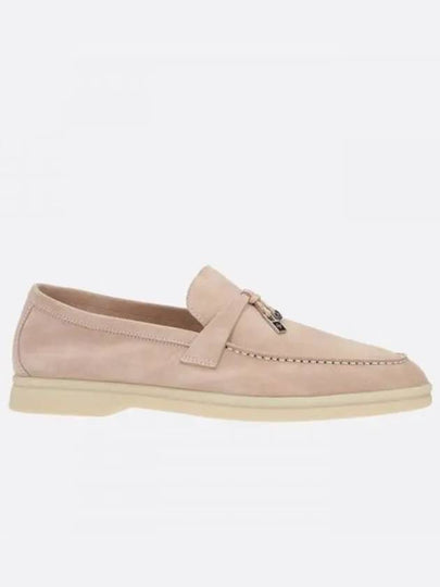 Summer Charms Walk Suede Loafers Pink - LORO PIANA - BALAAN 2