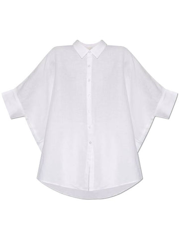 Posse ‘Lula’ Oversize Shirt, Women's, White - POSSE - BALAAN 1