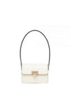 Small Rockstud Detail Leather Shoulder Bag White - VALENTINO - BALAAN 2