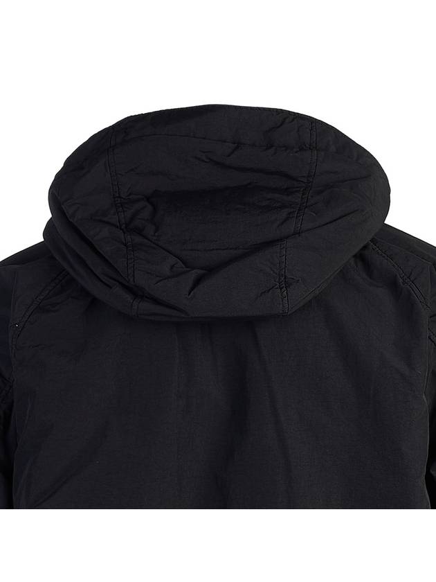 Lens Wappen Hooded Jacket Black - CP COMPANY - BALAAN 7