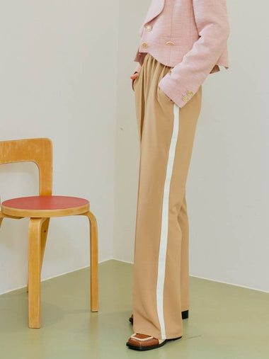 Cotton Candy Track Pants Beige - LE FORONG - BALAAN 1