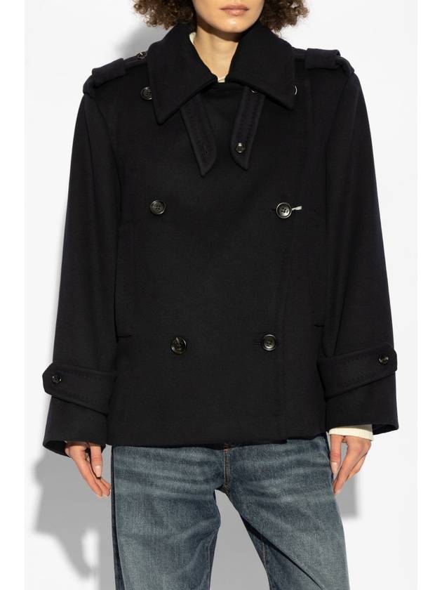 Women s Laveno double coat navy - MAX MARA - BALAAN 4