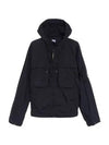 Chrome R Hooded Jacket Navy - CP COMPANY - BALAAN 2