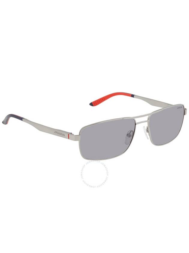 Carrera Gray Flash Silver Rectangular Unisex Sunglasses CARRERA 8011/S 0R81/DY 58 - CARRERA - BALAAN 3