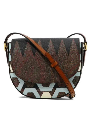 Women's Leather Shoulder Bag Brown - ETRO - BALAAN 1