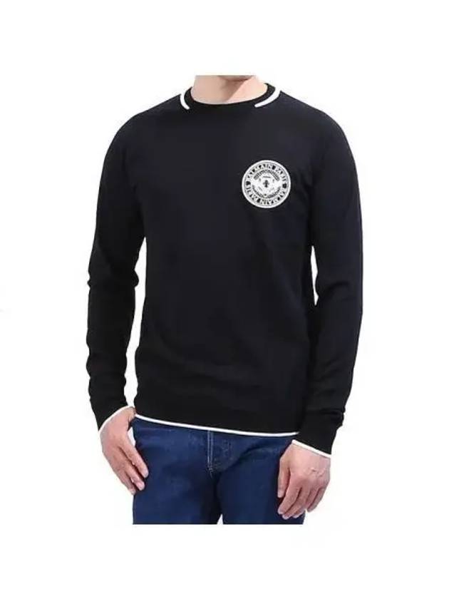 Embroidered logo knit 271436 - BALMAIN - BALAAN 1