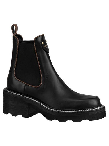 LV Beaubourg Ankle Chelsea Boots Black - LOUIS VUITTON - BALAAN 1