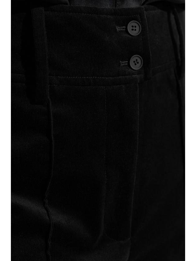 AllSaints Corduroy Trousers Sevenh, Women's, Black - ALLSAINTS - BALAAN 5