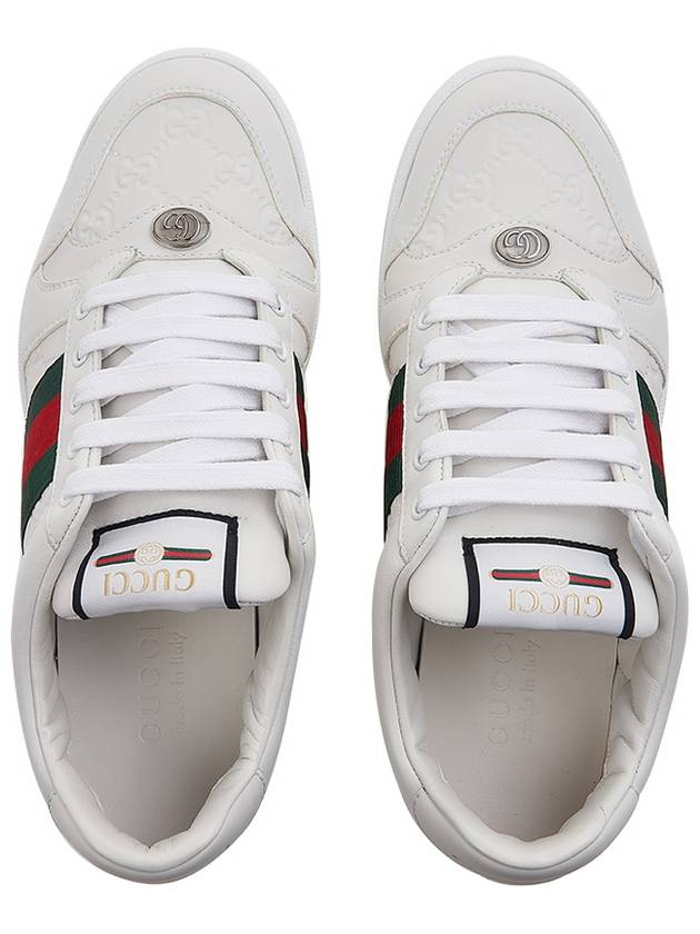 Screener Low Top Sneakers White - GUCCI - BALAAN 7