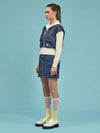Soft Denim Mini Skirt MW3SS047NVY - P_LABEL - BALAAN 4