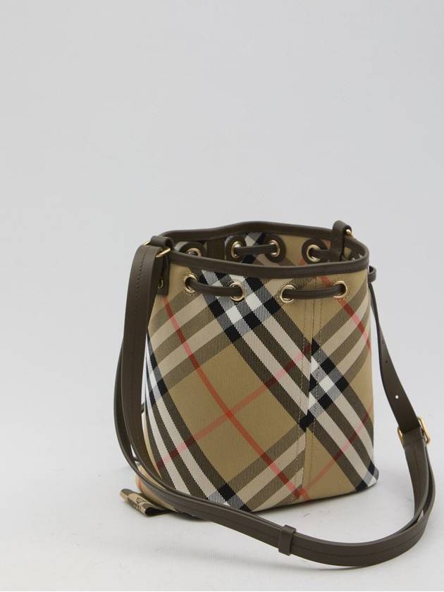 Check Bucket Bag Beige - BURBERRY - BALAAN 3