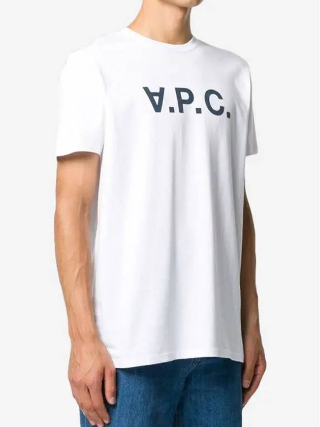 Men's VPC Logo Short Sleeve T-Shirt White - A.P.C. - BALAAN 4