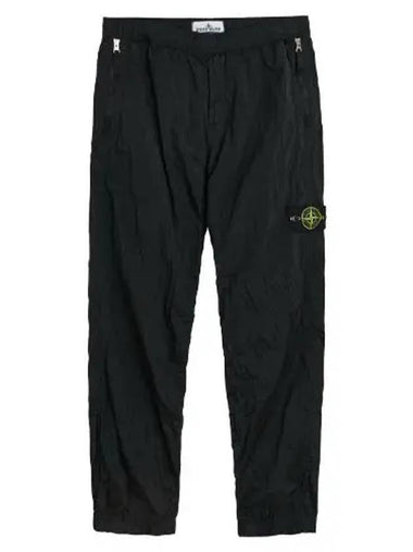 Wappen Patch Nylon Metal Jogger Pants Black - STONE ISLAND - BALAAN 1