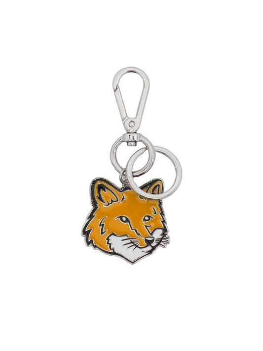Bold Fox Head Metal Key Holder Orange - MAISON KITSUNE - BALAAN 1