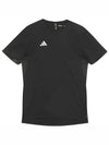 Adizero Essentials Running Short Sleeve T-Shirt Black - ADIDAS - BALAAN 3