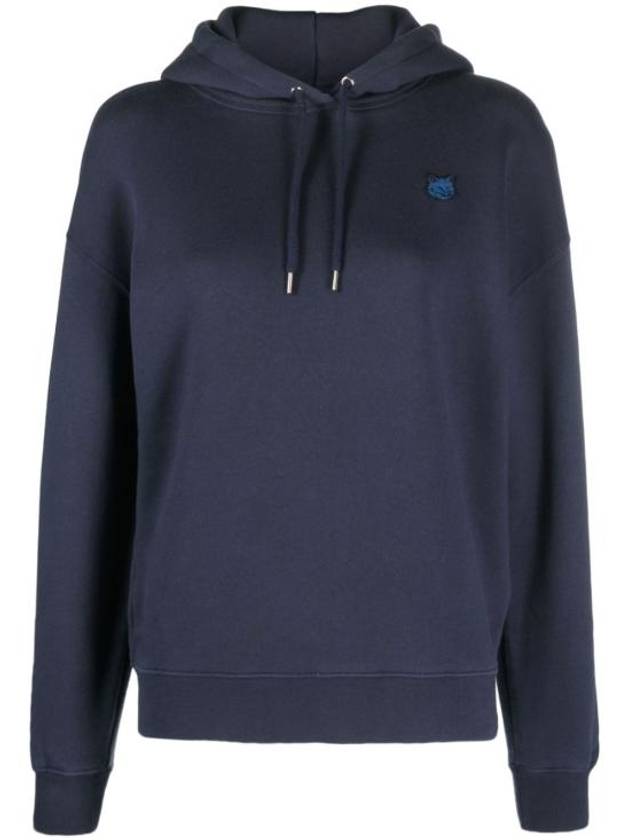 Bold Head Fox Patch Comfort Hooded Ink Blue - MAISON KITSUNE - BALAAN 1