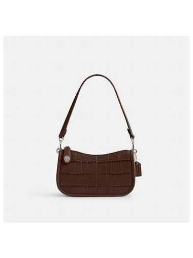 Swinger 20 Shoulder Bag Brown - COACH - BALAAN 1