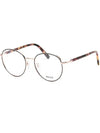 Glasses Frame BY5046H 005 Round Metal Light Men Women - BALLY - BALAAN 7