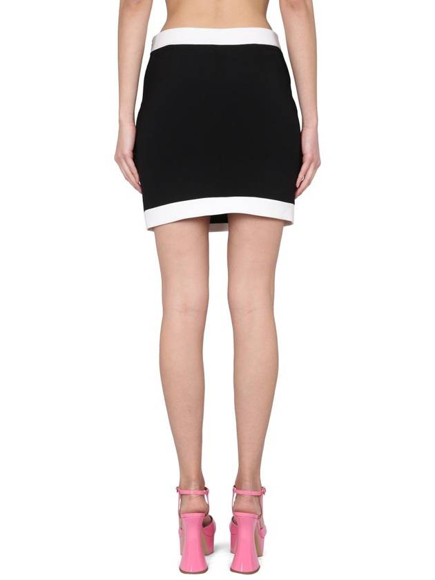 short skirt 01180424 4555 BLACK - MOSCHINO - BALAAN 5