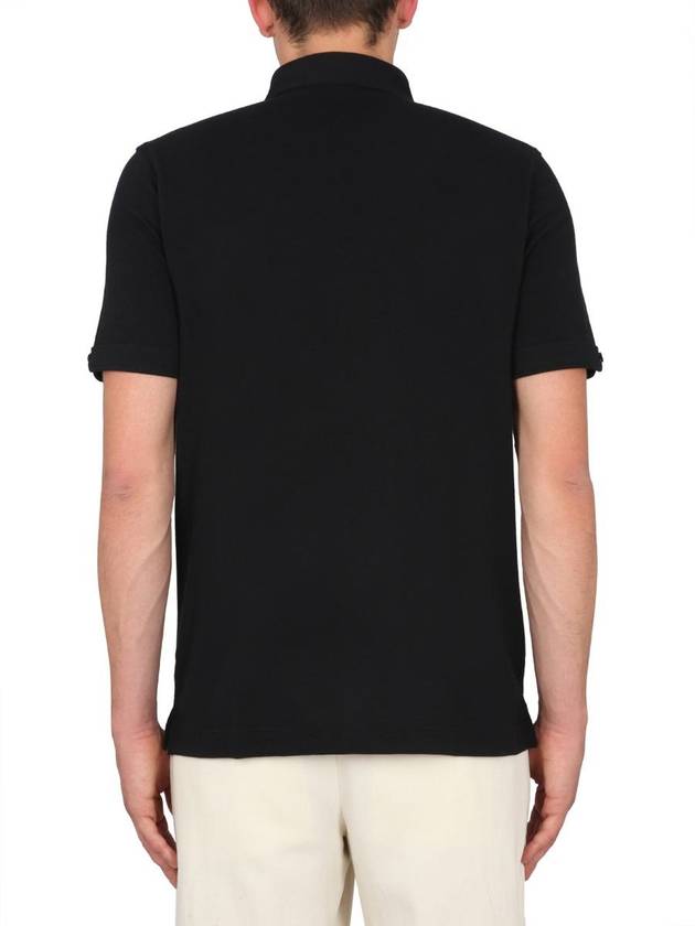 Polo Shirt FP M5604 102 BLACK - FRED PERRY - BALAAN 4