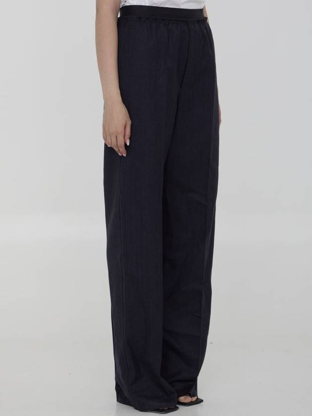 Striped Wool Trousers - BOTTEGA VENETA - BALAAN 2