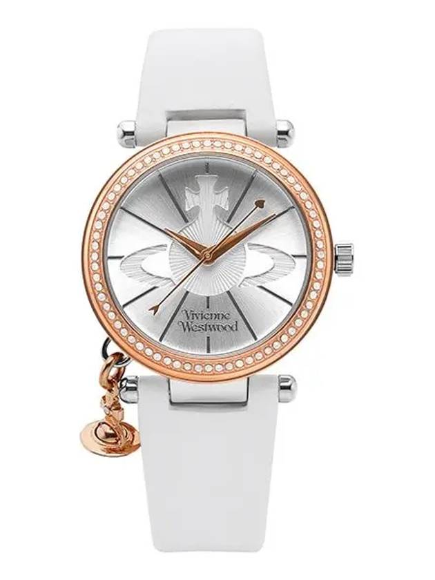 ORB Leather Watch White - VIVIENNE WESTWOOD - BALAAN 6