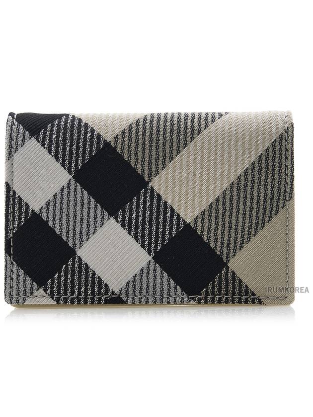 Check Pattern Card Wallet Beige - BURBERRY - BALAAN 11