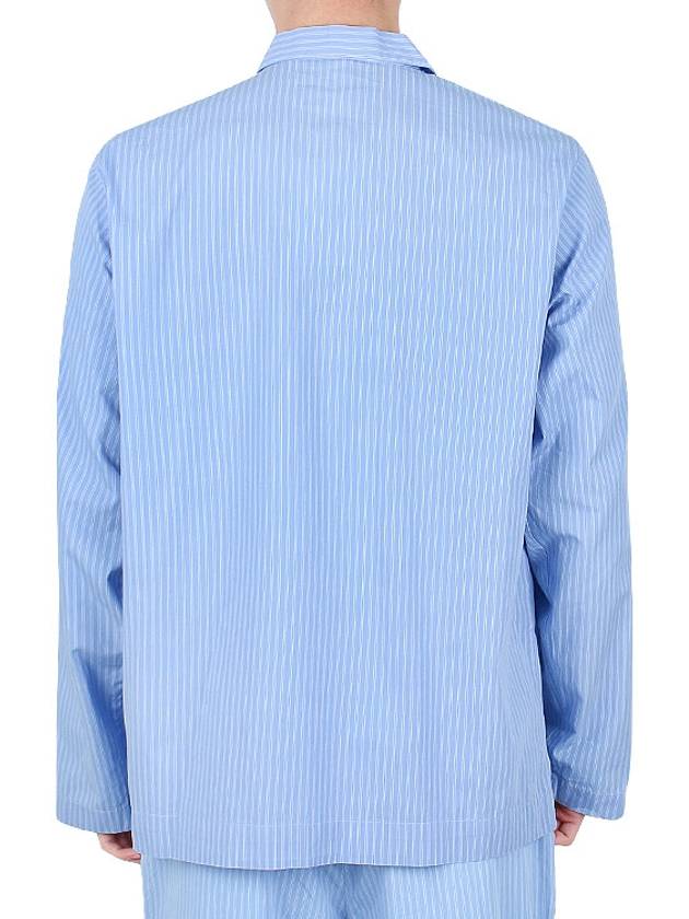 poplin long-sleeved shirt pinstripe - TEKLA - 5